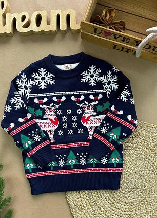 Детский вязаный свитер