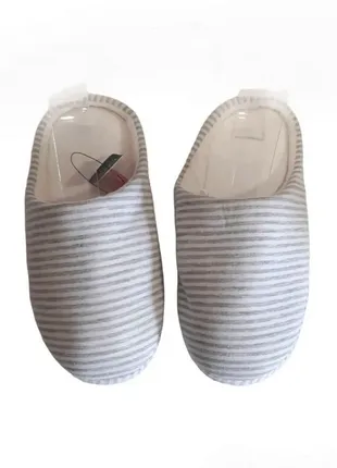 Жіночі домашні тапочки в смужку ovs, розмір 38
