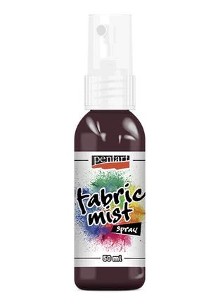 Фарба спрей pentart fabric mist для тканин червона темна (722) 50 мл