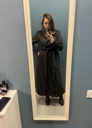 Пальто из верблюжьей шерсти на индивидуальный заказ (размер s/m)