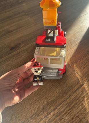 Конструктор щенячий патруль пожежна машина маршала3 фото