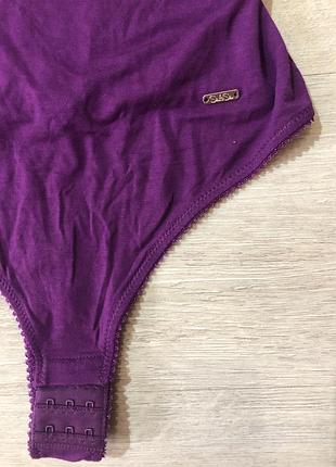 Базовый фиолетовый боди skin to skin m-l3 фото
