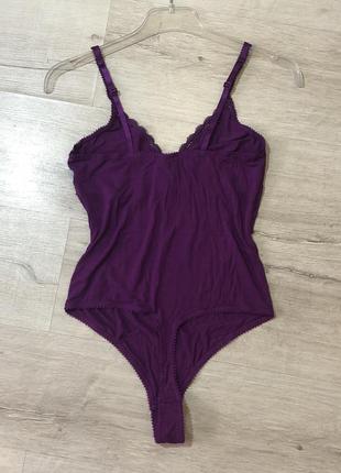 Базовый фиолетовый боди skin to skin m-l6 фото
