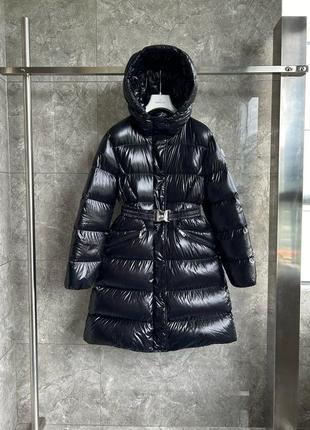 Пуховое пальто moncler в наличии утиный пух до -30c