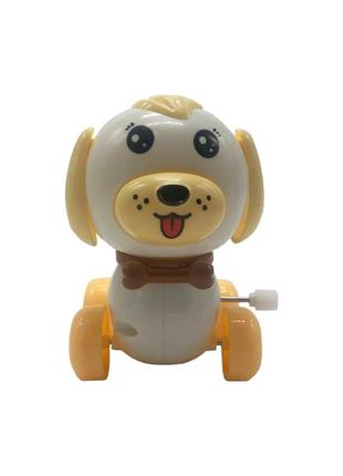 Игрушка заводная собака  665 белый