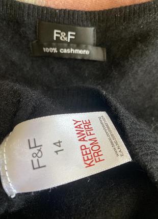 Джемпер чорний кашемір 100% 6