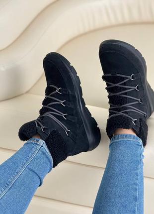 Кльові утепленні напівчеревики skechers /сша/