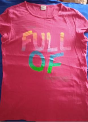 Футболка розовая. м.