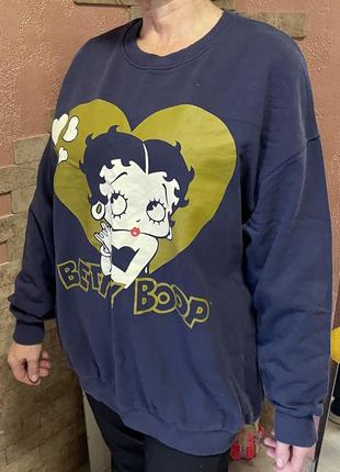 Оверсайз світшот pull&bear betty-boop