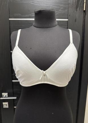 Бюстгальтер хлопковый, мягкий, без косточек