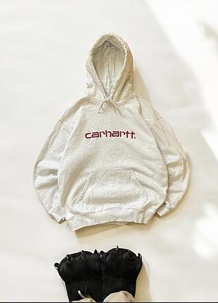Сіре худі carhartt wip