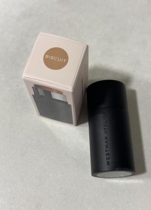 Кремовий стік для контурингу обличчя скульптор бронзер westman atelier biscuit face trace cream contour stick