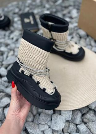 Теплые зимние сапожки для девочки