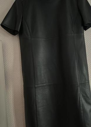 Платье натуральное кожа maxmara weekend
