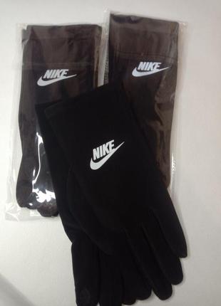 Спортивні нові чорні рукавички nike
