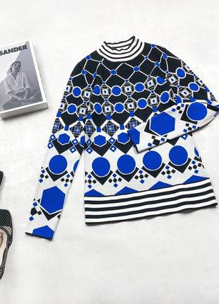 Гольф karen millen геометрическим принтом