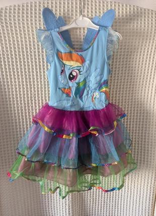 Костюм платье пони райдуга my little pony