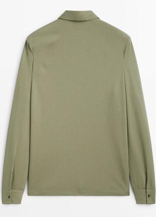 Мужская рубашка -поло massimo dutti5 фото