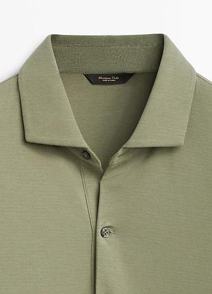 Мужская рубашка -поло massimo dutti7 фото
