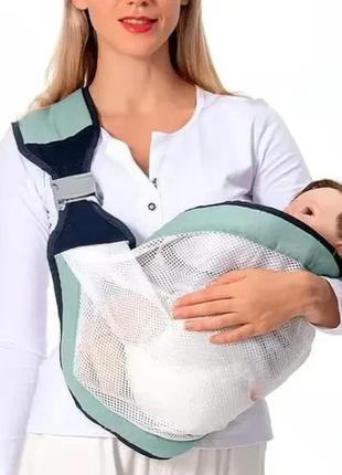 Рюкзак-переноска для новорожденных baby sling4 фото