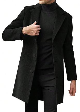 Шерстяное классическое пальто
