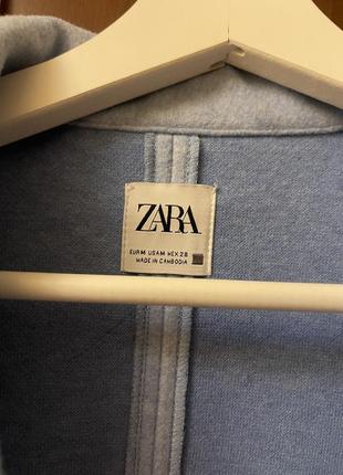 Блакине легке пальто zara