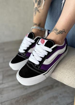 Кросівки knu school purple black white 36