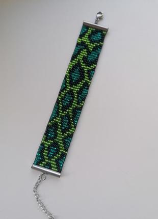 Браслет з принтом змії