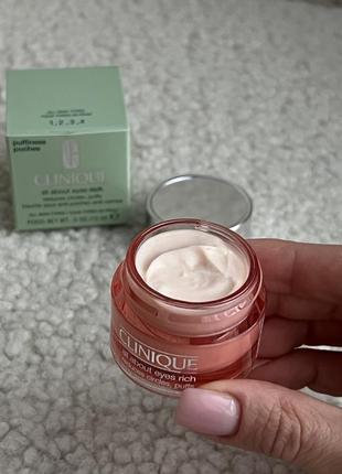 Крем для шкіри навколо очей проти набряків та темних кіл clinique 15 ml