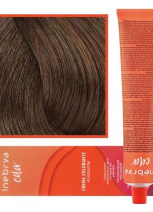 Крем-фарба для волосся inebrya color 7.0 русявий