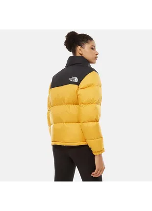 The north face жіноча жовта куртка брендова тепла зимова