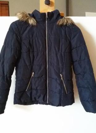 Divided h&m(швеция)-демисезонная синяя куртка р. 46 (38 eur)