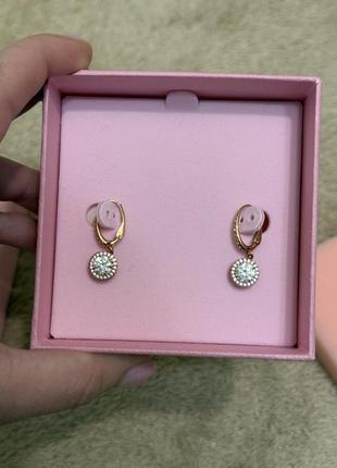 Сережки swarovski