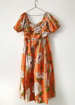 Довге плаття з квітковим принтом v by very