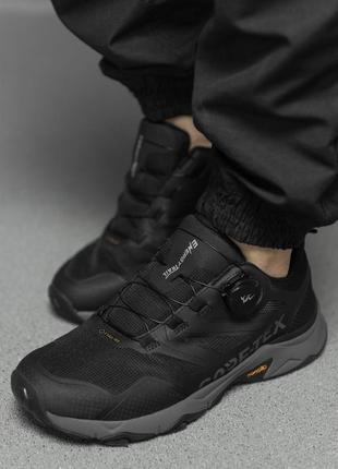 Мужские кроссовки gore-tex black /drey