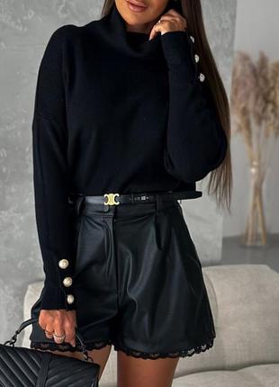 Чорний светр zara