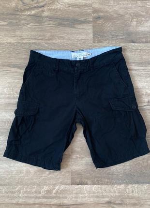 Темно-сині шорти карго h&m