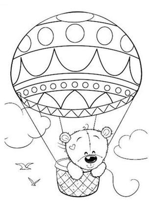 Розпис по полотну "на повітряній кулі"