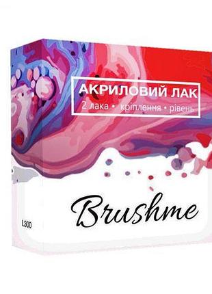 Акриловый лак и крепление на стену для картины