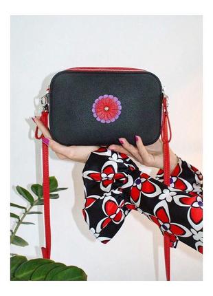 Шкіряна сумка від українського бренду luchynska