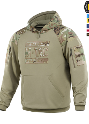 M-tac кофта hoodie combat multicam/tan
