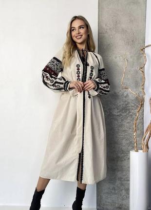 Світла сукня з вишивкою ❤️ сукня вишиванка ❤️ вишите плаття ❤️