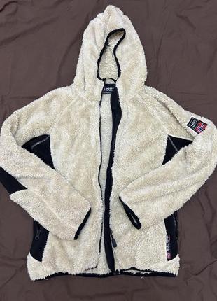 Меховая женская кофта