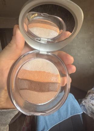 Румяна, пудра pupa luminys baked all over