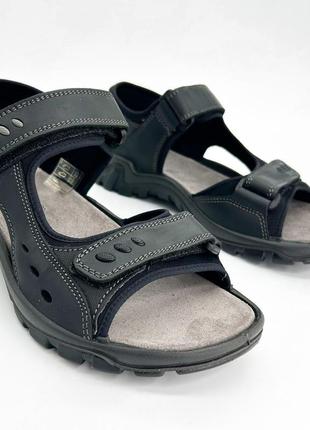 Сандалі imac 40(р) чорний шкіра 0-2-2-553040