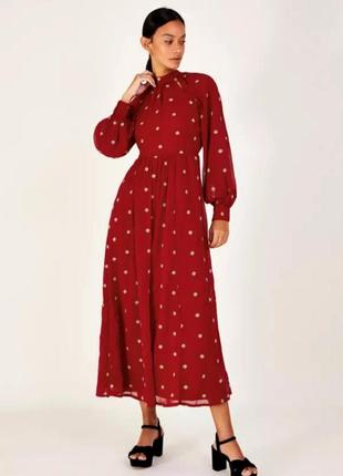 Роскошное шифоновое платье большого размера батал