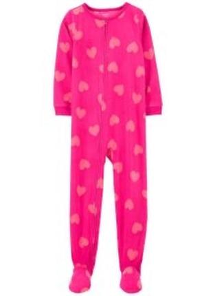 Флисовая пижама-слип бренд сarter's.