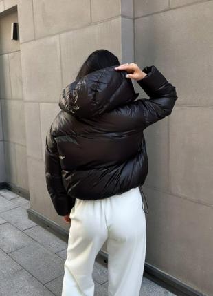 Куртка пуффер оверсайз вкорочена