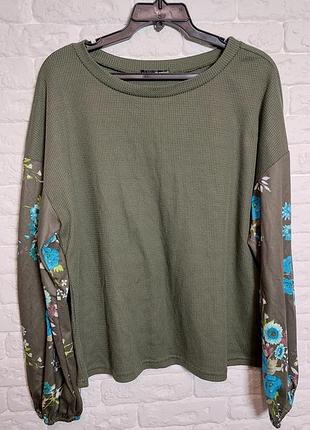 Фирменная трикотажная блуза