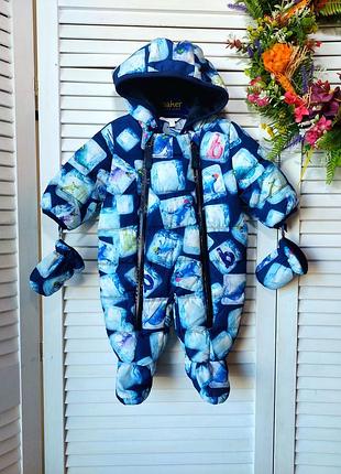 Комбінезон зимовий на хлопчика 0-3 міс спринтим ted baker